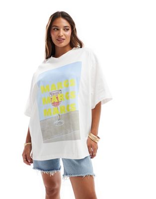 ASOS DESIGN oversized t-shirt with margs drink photographic Sale