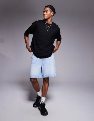 Asos Design Oversized T-shirt With Martini Graphic