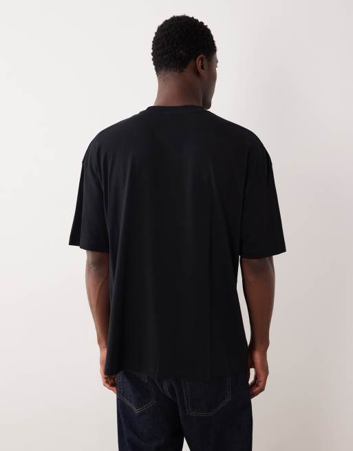 ASOS DESIGN oversized T-shirt with MARVEL print in black, 3 of 5