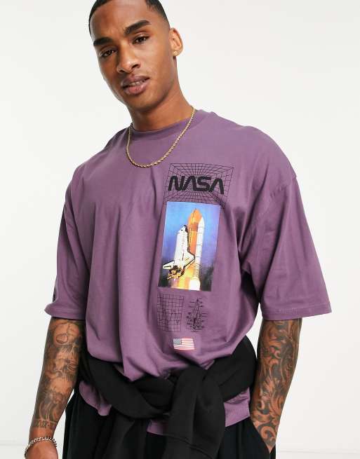 NASA T-shirt Color purple - SINSAY - 3517B-44X