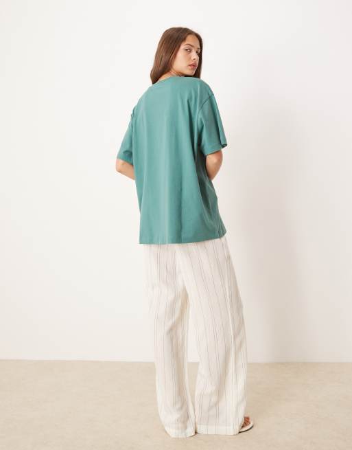 ASOS DESIGN oversized T-shirt with Nashville graphic in green