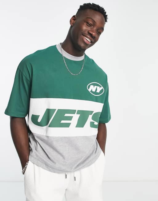 ASOS Tall Oversized Sweatshirt With Nfl New York Jets Print in