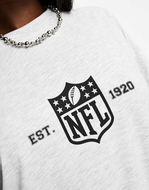 ASOS DESIGN NFL oversized sleeveless t-shirt with Raiders front print