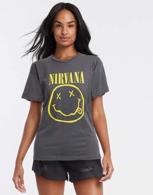 ASOS DESIGN oversized t-shirt with Nirvana print