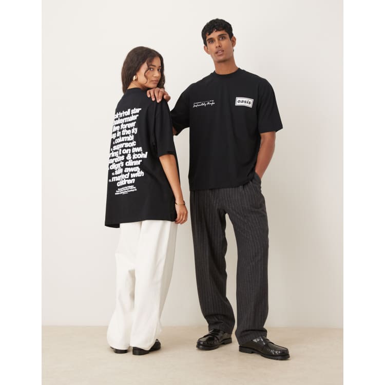 oasis Los Angeles T-shirt M 黒 oasis Los Angeles T-shirt M 黒 SALE