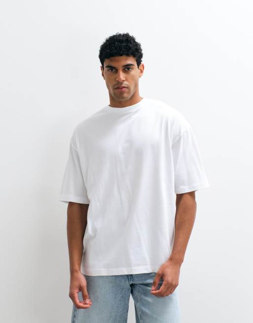 ASOS DESIGN oversized T-shirt with octopus graphic in white, 3 of 5