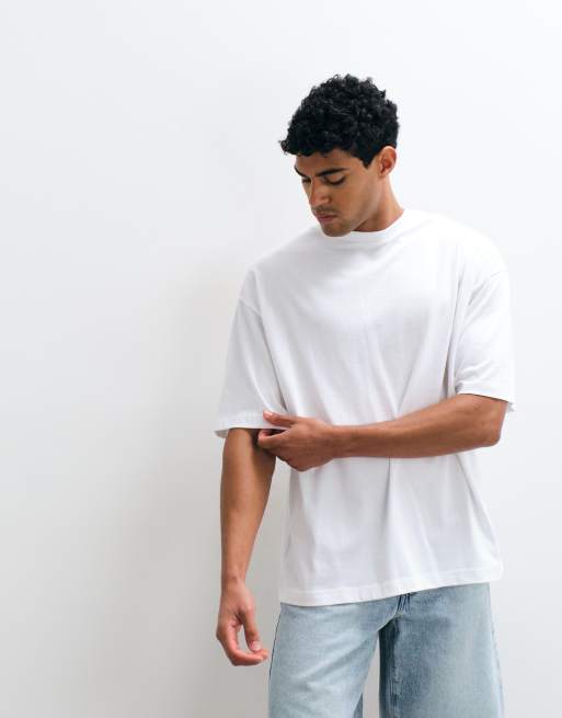 ASOS DESIGN oversized T-shirt with octopus graphic in white, 5 of 5