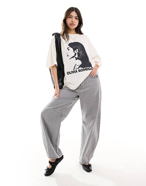ASOS DESIGN oversized T-shirt with Olivia Rodrigo licensed ASOS DESIGN oversized T-shirt with Olivia Rodrigo licensed