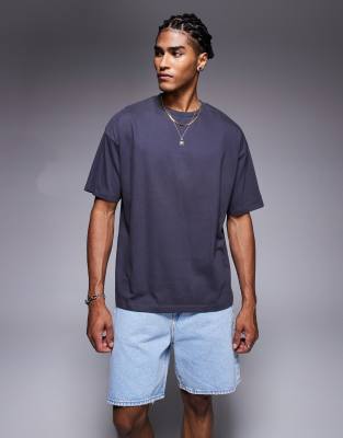 Asos Design Oversized T-shirt With Palm Tree Graphic