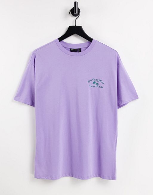 ASOS DESIGN oversized t-shirt with New York motif