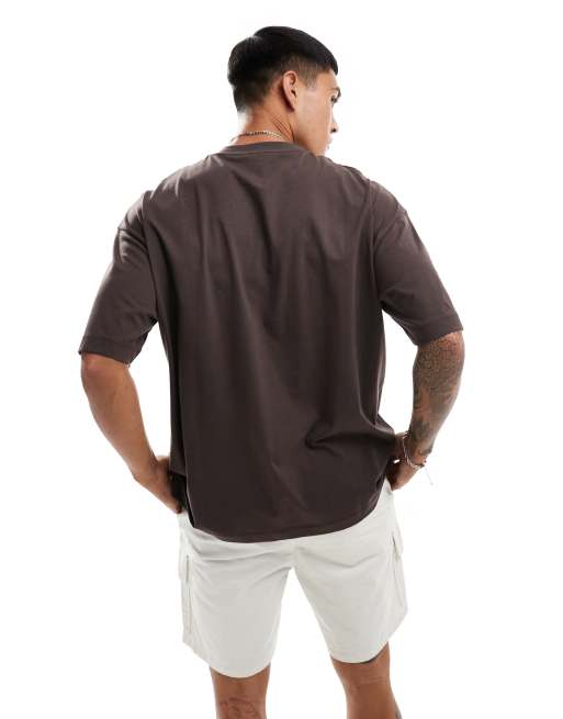 ASOS DESIGN oversized t-shirt with paraiso front print in