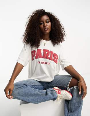 PARIS PRINT T-SHIRT - ANTHRA main image 1