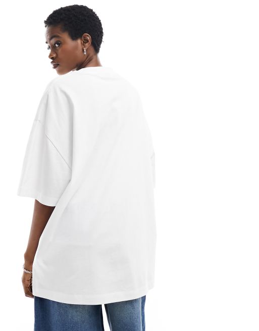 ASOS DESIGN oversized T-shirt with pickles graphic in white, 3 of 3