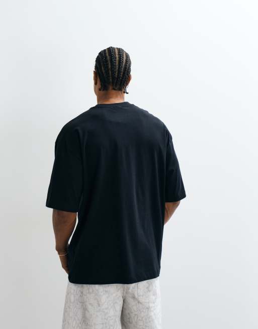 ASOS DESIGN oversized T-shirt with Pitbull print in Black, 5 of 5