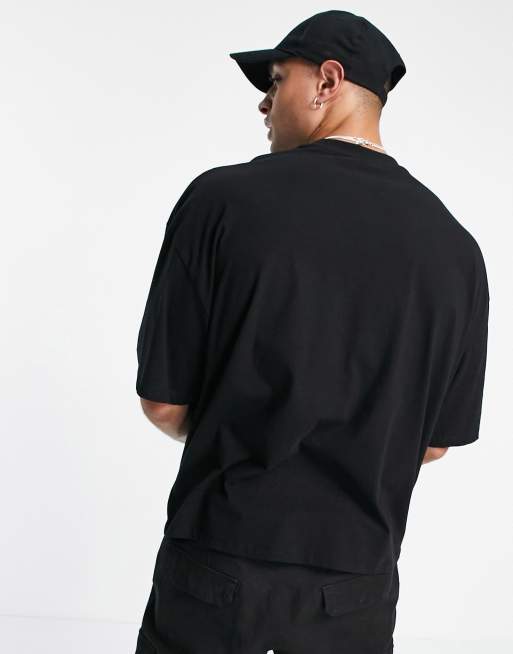 ASOS Oversized T-shirt With Pop Smoke Print in Black for Men