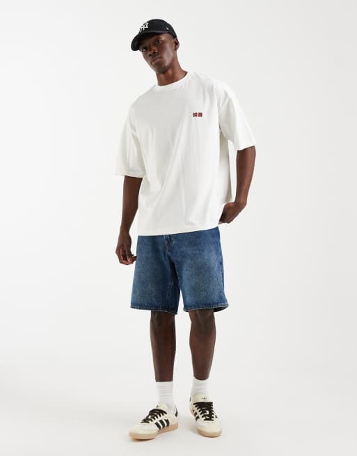 ASOS DESIGN oversized T-shirt with red Kyoto text print in white , 2 of 5