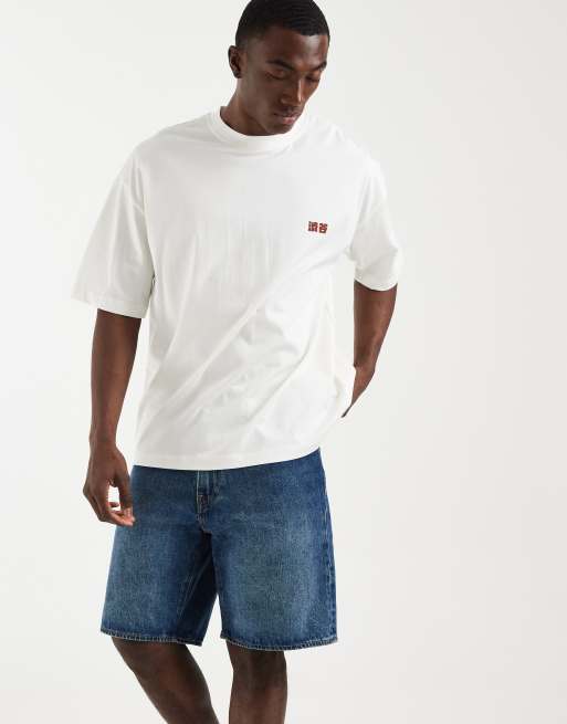 ASOS DESIGN oversized T-shirt with red Kyoto text print in white , 3 of 5