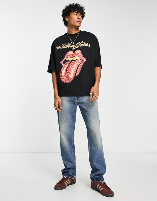 Rolling stones hot sale oversized tee