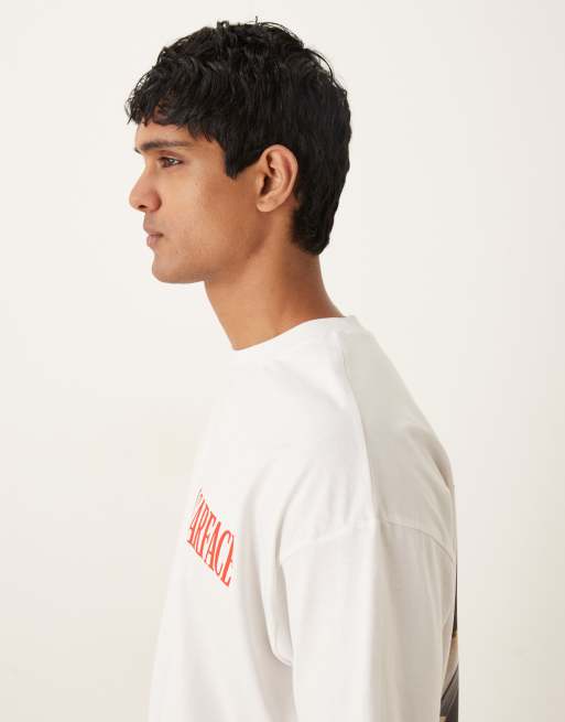 ASOS Design oversized t-shirt with Scarface print in white, 4 of 5