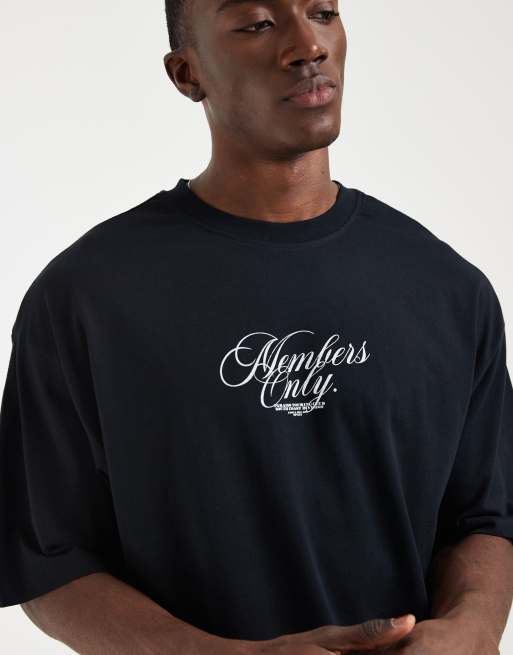 ASOS DESIGN oversized t-shirt with scenic graphic in black , 5 of 5