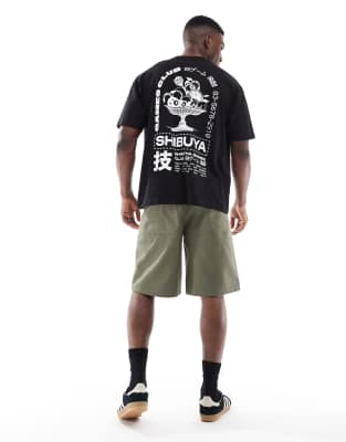 ASOS DESIGN OVERSIZED T-SHIRT WITH SHIBUYA GRAPHIC