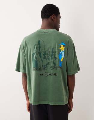 ASOS DESIGN OVERSIZED T-SHIRT WITH SIMPSONS PRINT