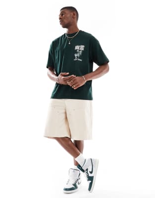 Asos Design Oversized T-shirt With Souvenir Graphic