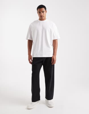 Asos Design Oversized T-shirt With Souvenir Graphic In White