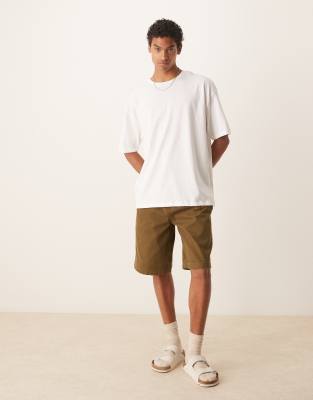 Asos Design Oversized T-shirt With Sports Graphic In White