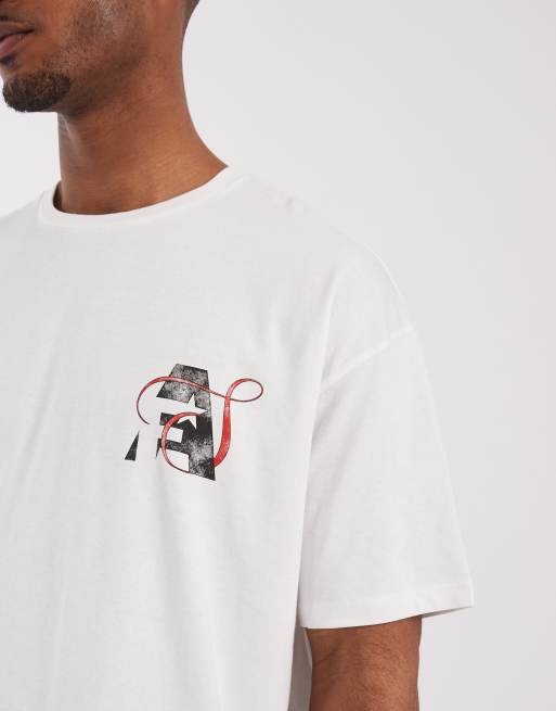 ASOS DESIGN oversized t-shirt with street text graphic in white, 3 of 5