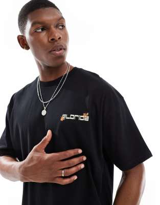 ASOS DESIGN OVERSIZED T-SHIRT WITH SUMMER GRAPHIC