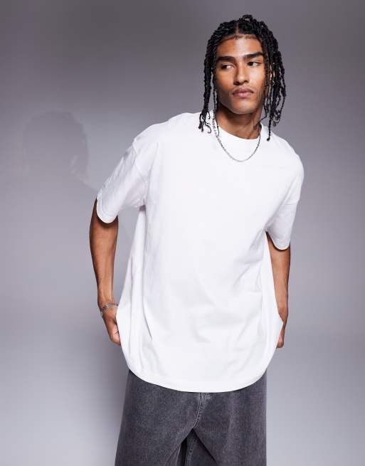 ASOS DESIGN oversized t-shirt with summer graphic in white, 2 of 4