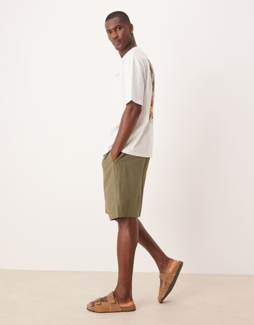 ASOS DESIGN oversized t-shirt with summer graphic in white