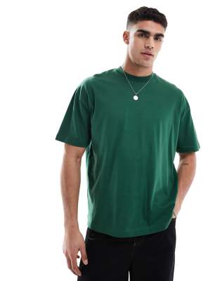 Asos Design Oversized T-shirt With Text Back Graphic