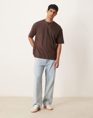 ASOS DESIGN OVERSIZED T-SHIRT WITH TEXT GRAPHIC 