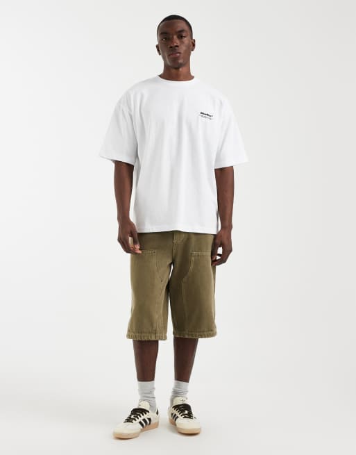 ASOS DESIGN oversized t-shirt with text graphic in white , 3 of 5
