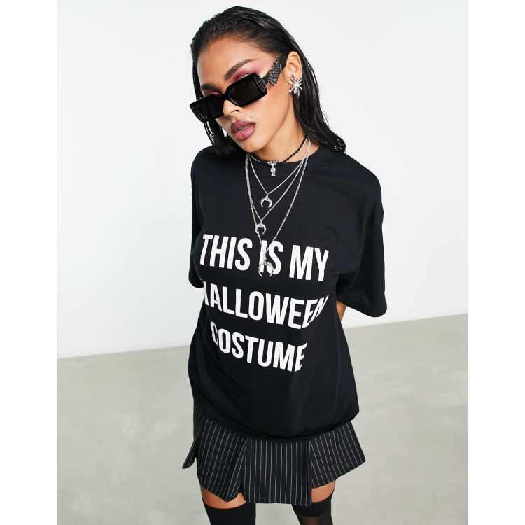 Halloween oversized shop t shirt dress