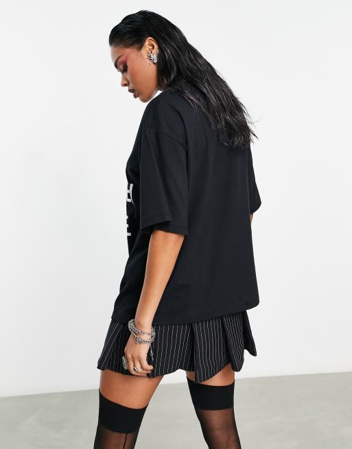 ASOS DESIGN oversized t-shirt with this is my halloween costume in