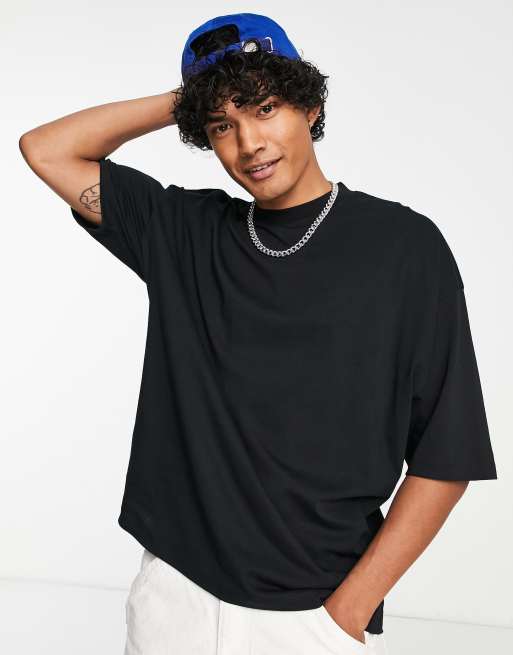 ASOS DESIGN oversized t-shirt with Venom print in black