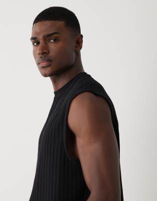 Asos Design Oversized Tank In Black
