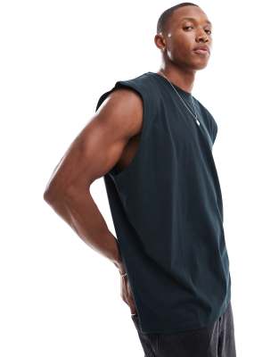 ASOS DESIGN OVERSIZED TANK WITH BACK PRINT 