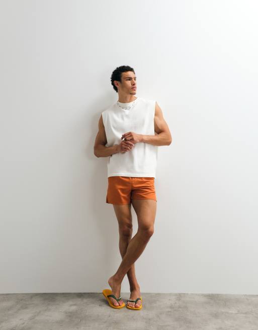 ASOS DESIGN oversized tank with limoncello graphic in off white, 2 of 9