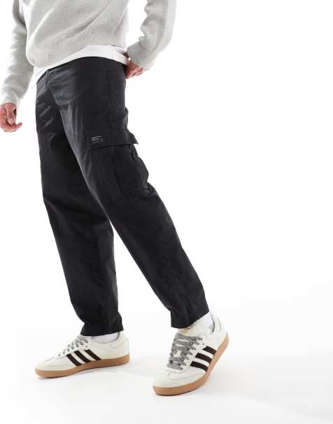 Men Loose Baggy Pants Trousers Thin Elastic Leg Cuff Drawstring