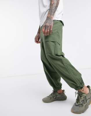 khaki ripstop cargo pants