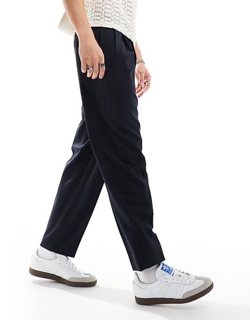 ASOS DESIGN oversized tapered dress pants with double pleat ASOS DESIGN oversized tapered dress pants with double pleat