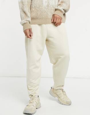 oversized beige joggers