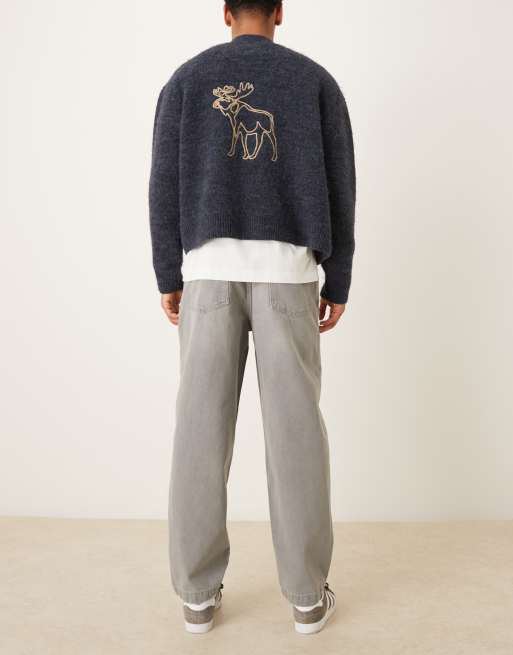 ASOS DESIGN - Oversized, tapered og grå jeans, 3 af 5