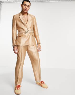 gold dress pants mens