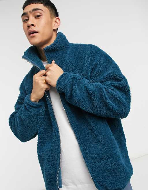 Asos mens 2024 teddy coat