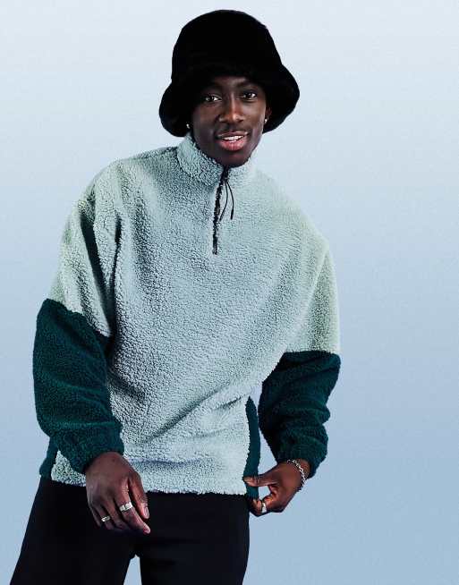 Teddy fleece sweatshirt cheap
